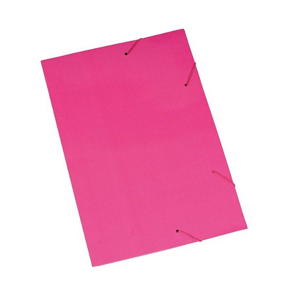 Código: 004264 Pasta aba elástica (papel) Oficio Rosa - Polycart 2004RS