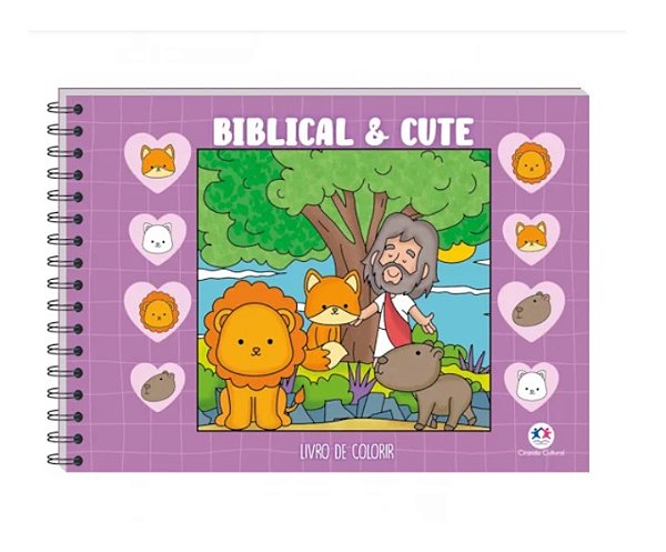 Bobbie Goods - Livro de Colorir - Biblical and Cute Violet - 3676340769