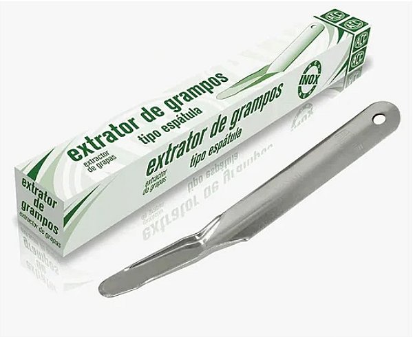 Extrator de Grampos Espátula Aço Inox -  94011112
