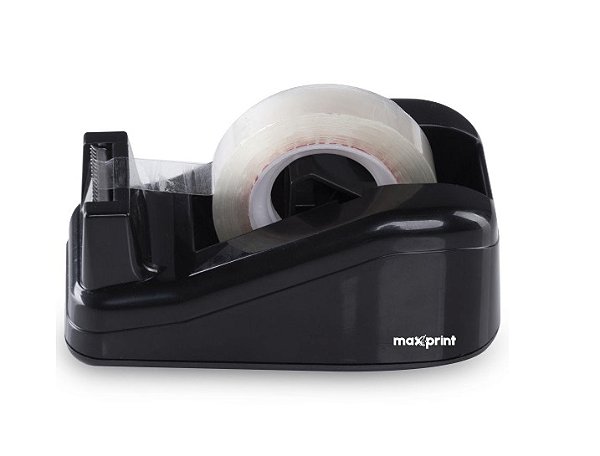Suporte para Fita Adesiva Pequeno Preto - Maxprint