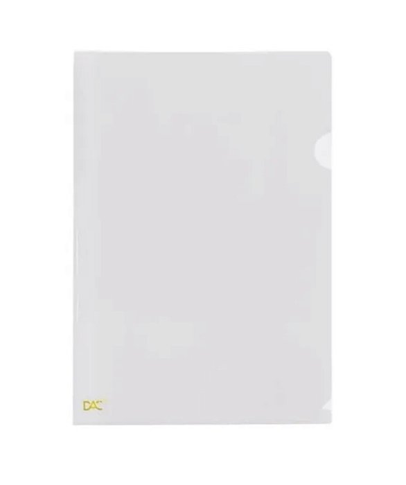 Pasta L transparente A4 Com 10 Unidades Pct