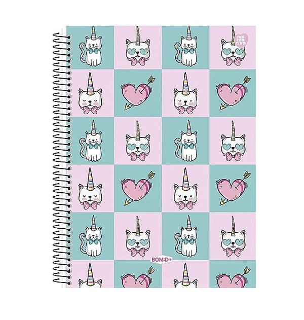 Caderno Espiral Cd Bom D+ Feminino 80fls 1 Materia - Animativa 10141