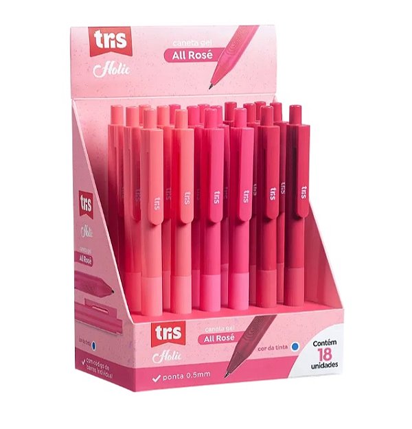 Caneta Gel Holic All Rosé - 0.5mm - TRIS 905079