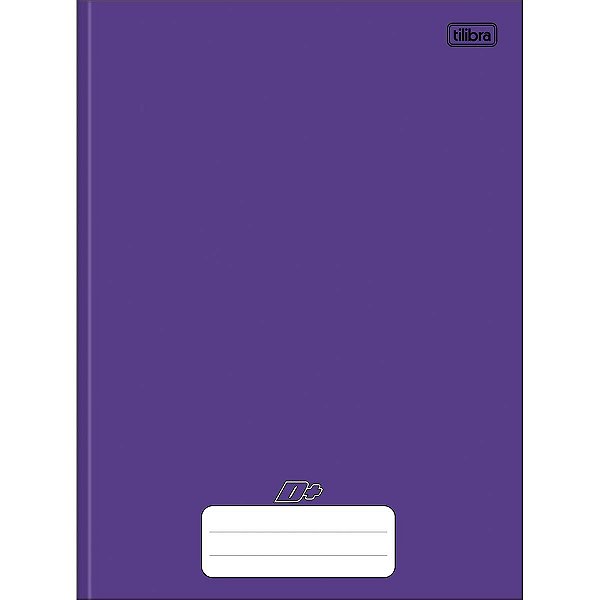 Caderno Brochura Capa Dura Universitário D+ Roxo 96 Folhas - Tilibra - 317373