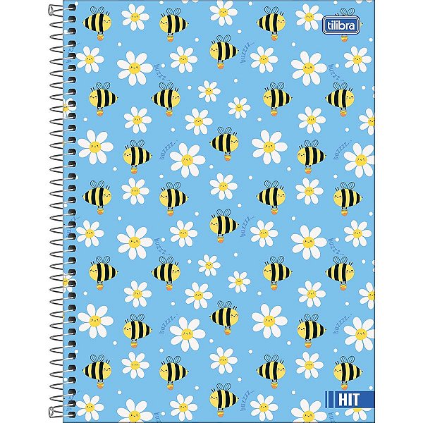 Caderno Espiral Capa Dura Universitário 1 Matéria Hit Feminino 80 Folhas - TILIBRA 357049