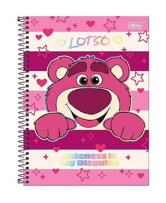Caderno Capa Dura Universitário Lotso 1 Matéria 80 Folhas - Tilibra 397156