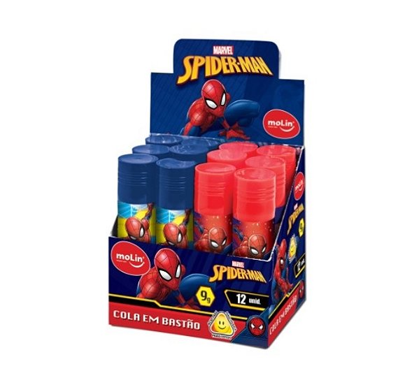 Cola em Bastão Spider Man  - Molin 12185