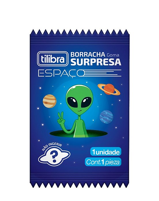 Borracha Surpresa Espaço - Tilibra  390127