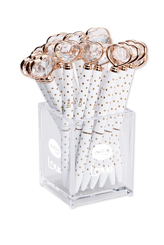 CANETA CORAÇÃO DE DIAMANTE POÁ - MOLIN 01341