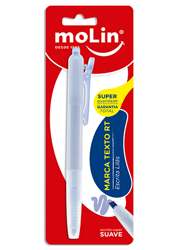 MARCA TEXTO RETRÁTIL ESCRITA LILAS - MOLIN 9111
