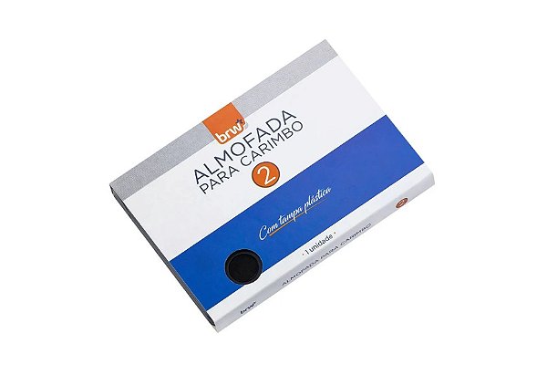 Almofada Para Carimbo Nº2 | Preta - BRW CB0202