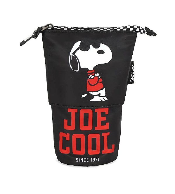 Estojo Escolar Extensível Que Desliza Snoopy 100% Poliéster