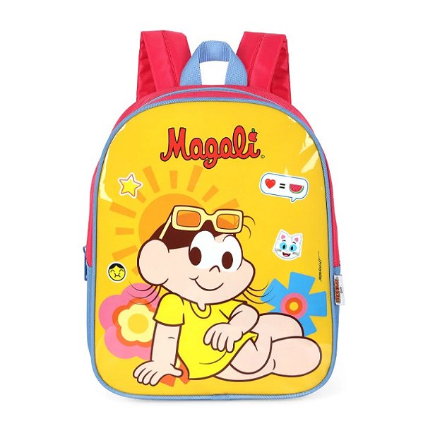 Mochila de Costas Turma Da Monica Na Praia MAGALI By Up4you