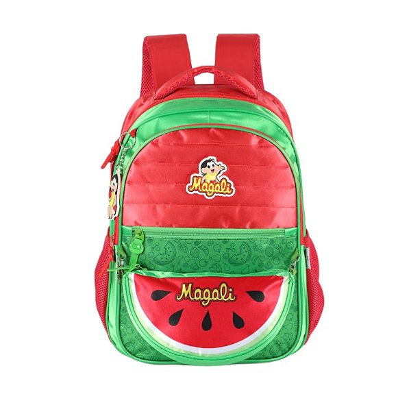 Mochila De Costas Turma Da Monica MAGALI Com Bolso Removivél Up4you