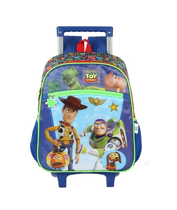Mochila Toy Story Com Rodinhas