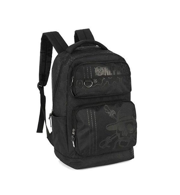 Mochila escolar One Piece, Preto