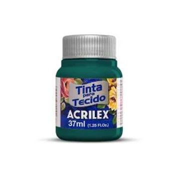 Tinta para Tecido 37ml Acrilex Verde Bandeira