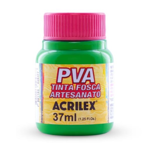 Tinta PVA 37 ml Verde Folha - Acrilex