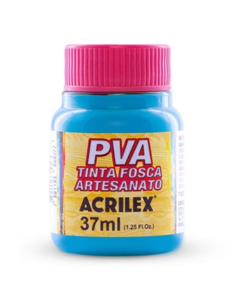 Tinta PVA 37 ml Azul Celeste - Acrilex