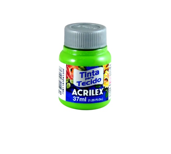 Tinta para tecido 37 ml Verde Folha - Acrilex