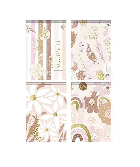 Bloco Caderno Vertical Animativa Mulher - 80 Folhas 10720