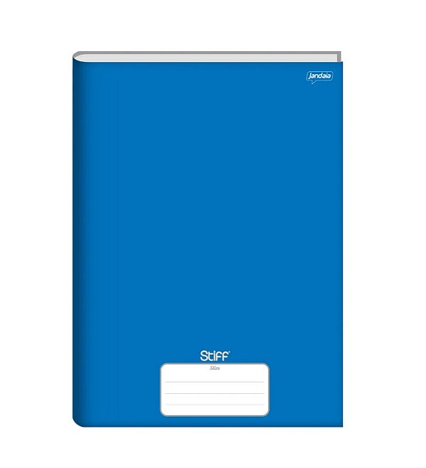 Caderno brochurao capa dura stiff 48 folhas Azul - jandaia 00056