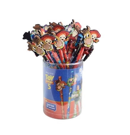 Lápis Preto Com Topper- Toy Story 5 - TRIS 914156