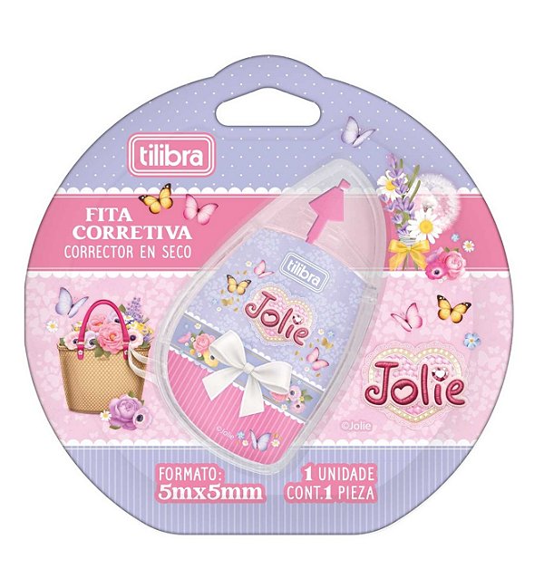 Fita Corretiva em Fita 5mmx5m Jolie - Blister com 1 Unidade - TILIBRA 402621