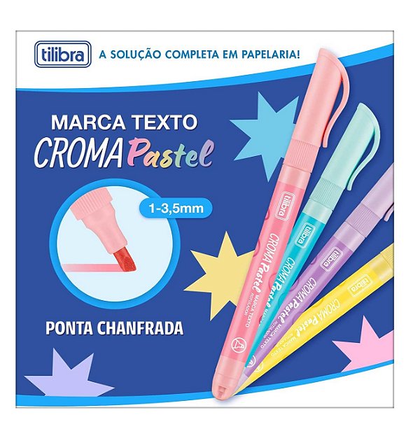 Marca Texto Croma Pastel - TILIBRA 401447