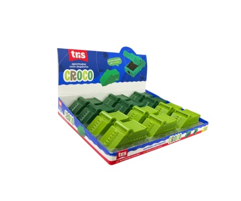 Apontador com Depósito Croco  – Tris 914842