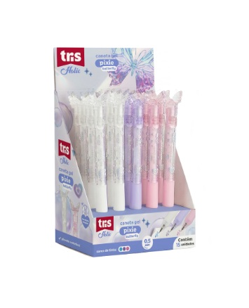 Caneta Gel Retrátil Butterfly Holic Pixie – 0.5mm Tris 915870
