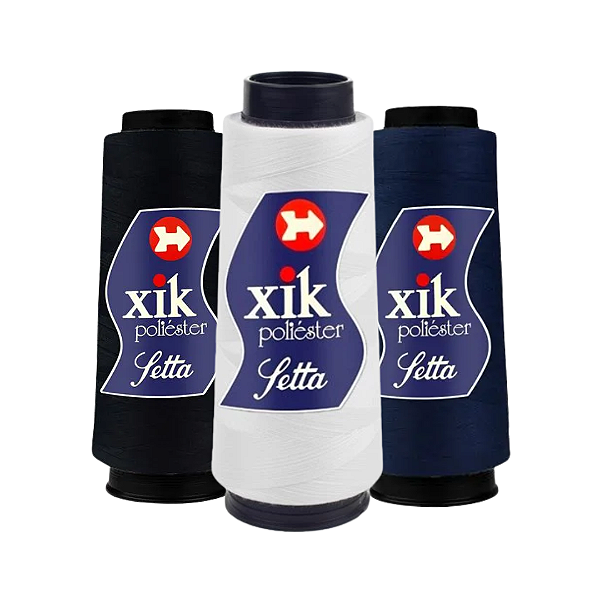 Linha de Costura Setta XIK 120 2.000 Jardas para Máquina Reta