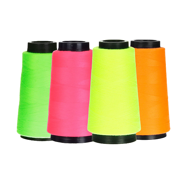 Linha Bonfio Fluorescente 120 2.000 Jardas para Máquina Reta
