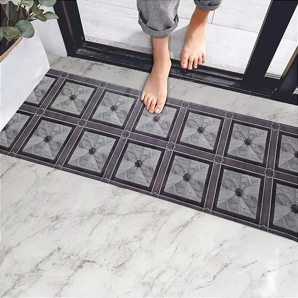 Passadeira em Manta Vinilico Similar Laminado 50cm de largura, Geometrico - Varios Tamanhos
