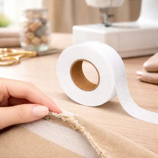 Bainha Mágica Entretela Termocolante Dupla Face 50m