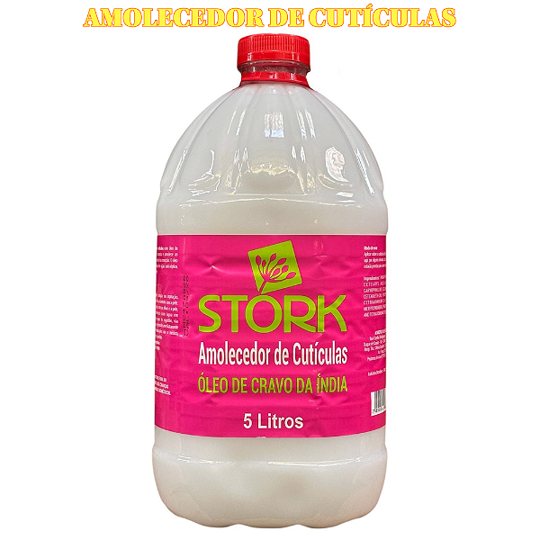 Amolecedor de cutículas stork com óleo de cravo da índia 5 litro