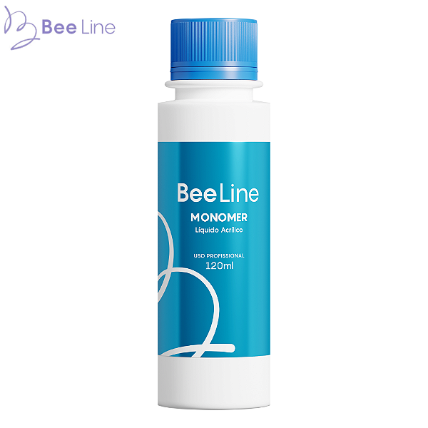 Monomer Líquido Acrílico Porcelana Unha Bee line 120ml