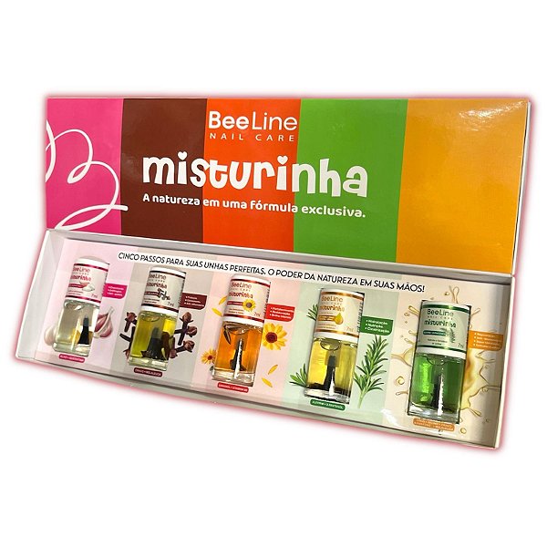 Kit 5 Misturinha Esmalte para unha Bee Line 7ml