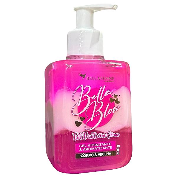 Gel Aromatizante Beijável Tutti frutti 300ml – Hidratante Corporal para Virilha Bella Blow