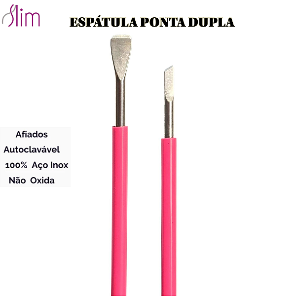 Espátula Ponta Dupla emborrachada manicure instrumento 105