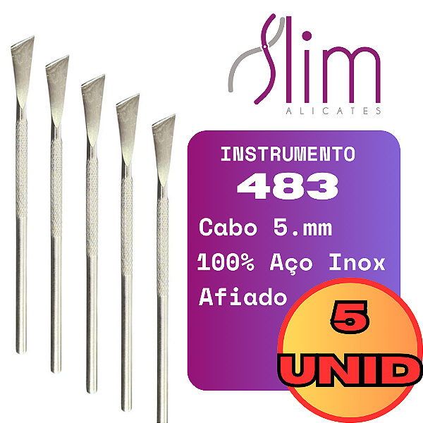 Kit 5 und Bisturi Espátula manicure instrumento 483