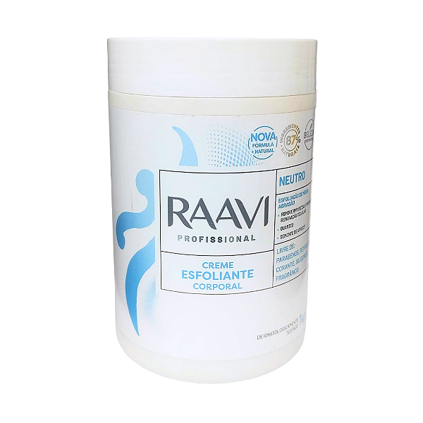 Creme Esfoliante Corporal | Raavi | Média Abrasão | Renovação Celular | Quartzo