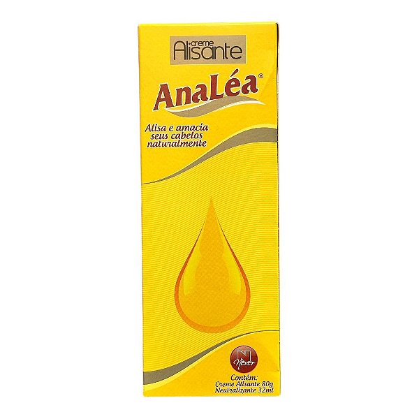 Creme Alisante amaciante 80g Analéa