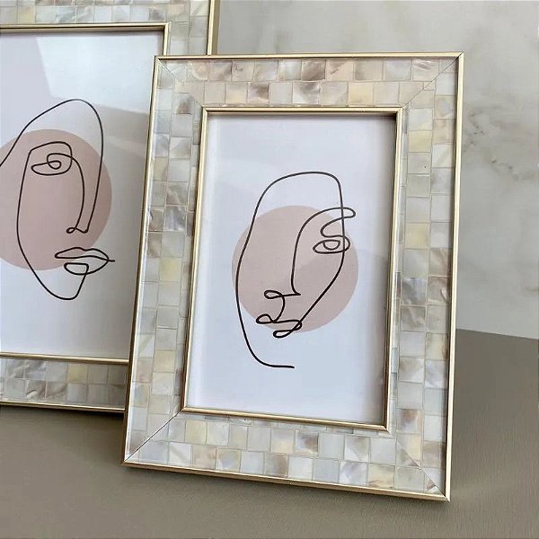 Porta Retrato Madrepérola Morgana 10x15