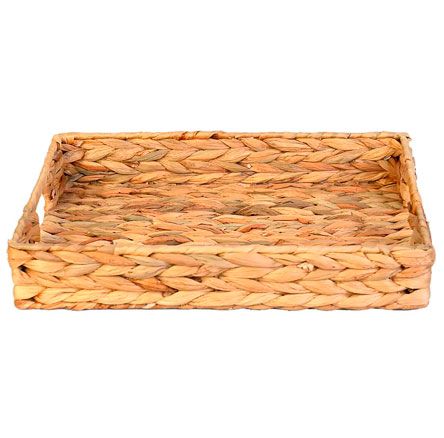 Bandeja Zenaide De Fibra Natural Com Alça