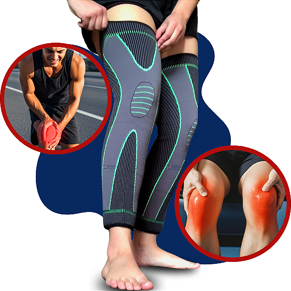 Kit 2 Joelheiras Max Compress