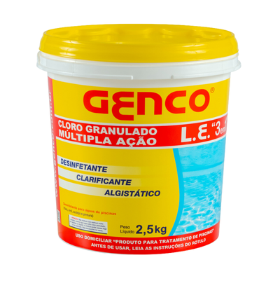 CLORO GRANULADO MÚLTIPLA AÇÃO 3 EM 1 GENCO