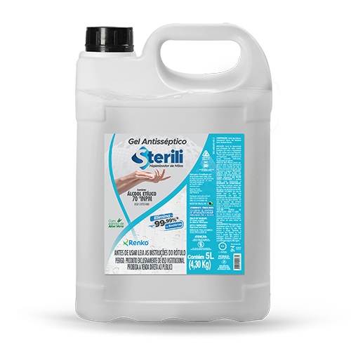 ÁLCOOL GEL STERILI ANTISSEPTICO - 5L