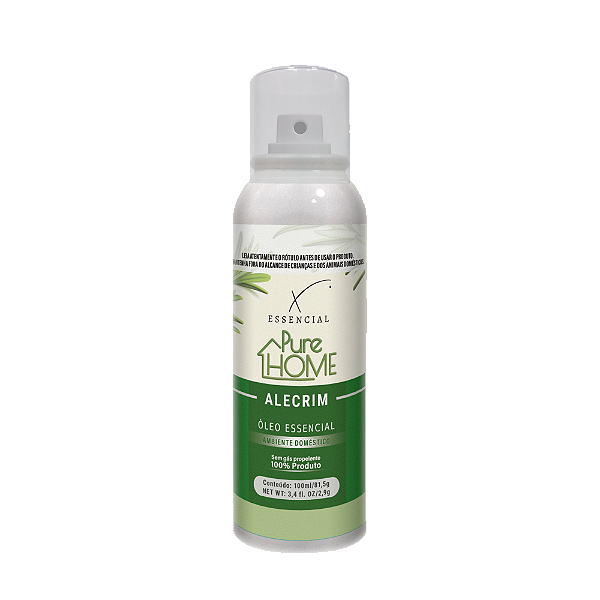 Spray Óleo Essencial Para Ambientes de Alecrim 100ml - Pure Home