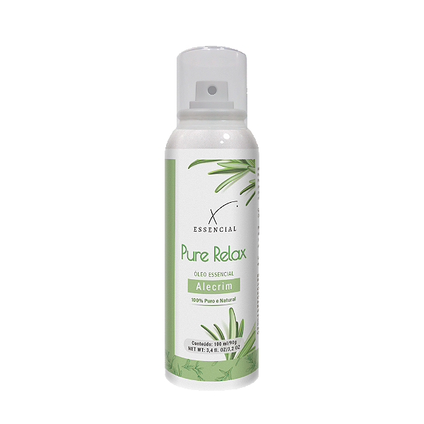Spray Óleo Essencial Para Pele de Alecrim 100ml - Pure Relax